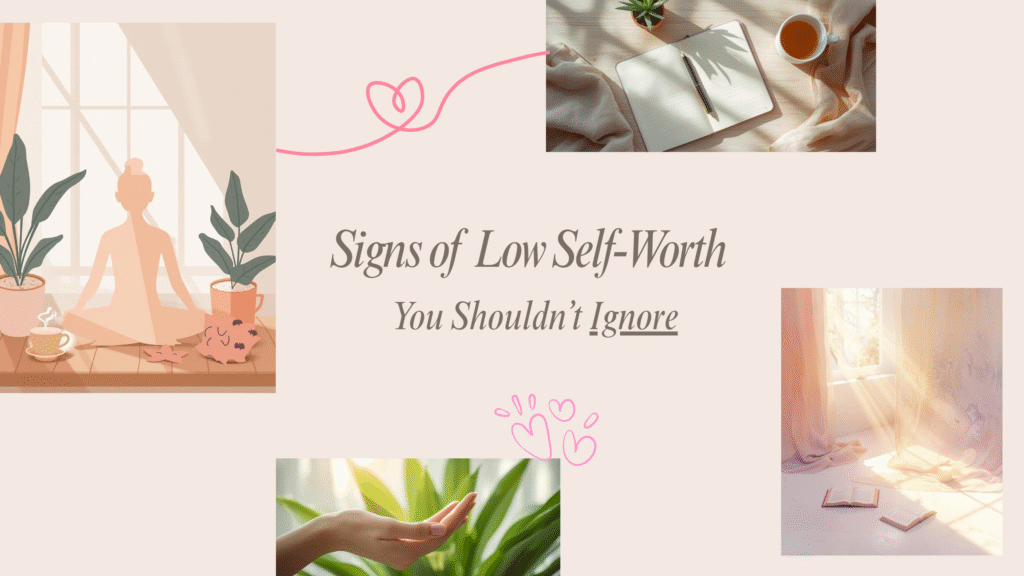 low self-esteem signs
